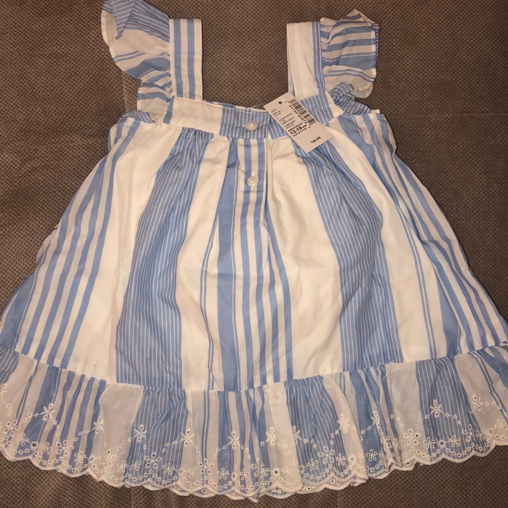 The Children’s Place Blue Stripe Dress - Picture 4 of 7